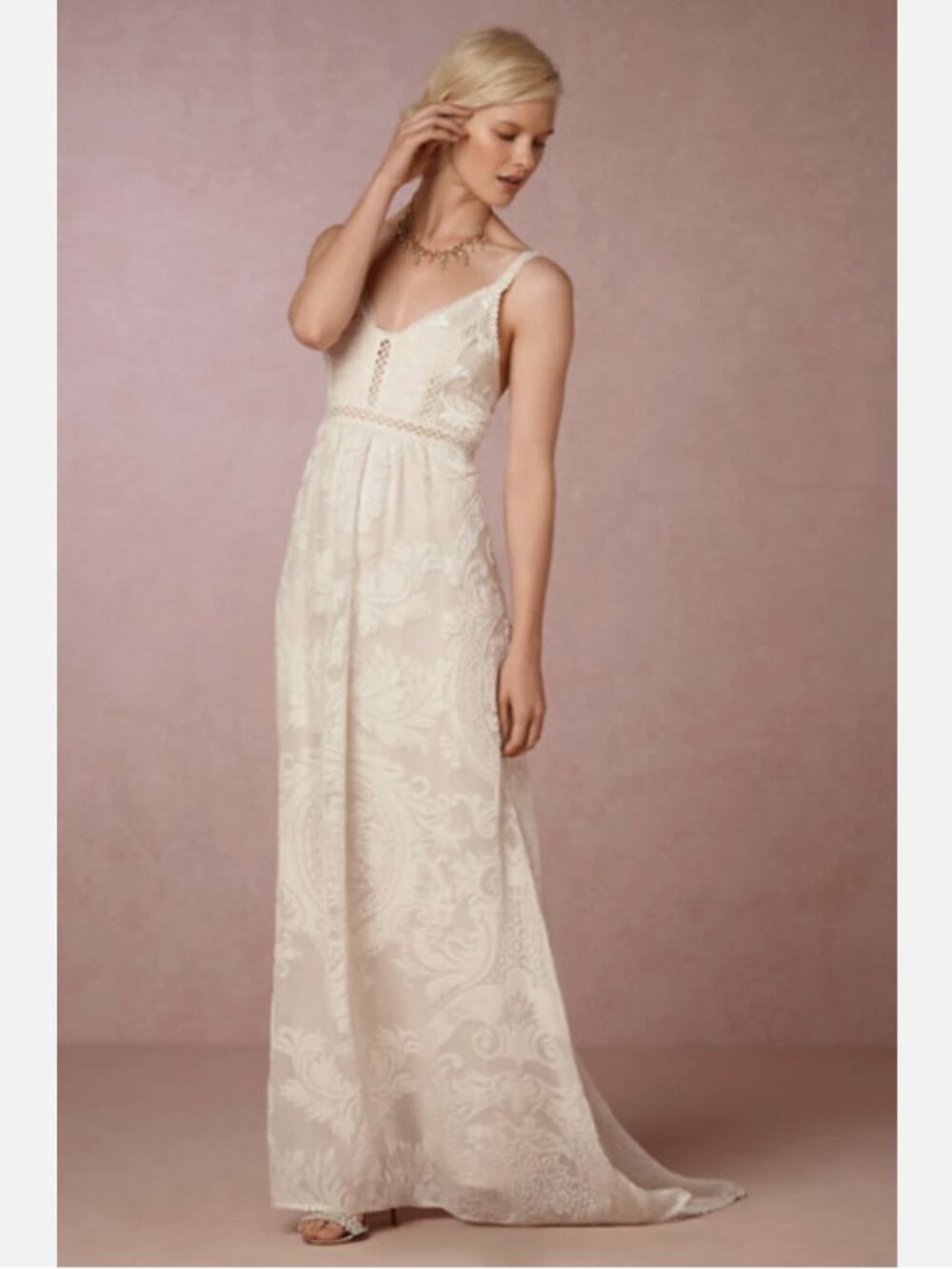 New Ophelia Velvet Maxi Dress Size Medium MSRP: $300 BHLDN